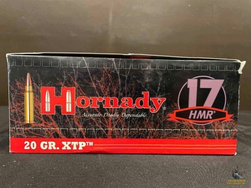 (10) Hornady 17HMR Ammo Boxes