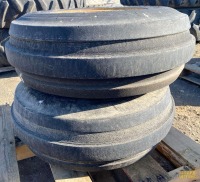 (2) 3-Rib Titan 11L-15SL Tractor Tires