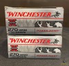 (2) Winchestor Super X 270 WSM Ammo Boxes - 2