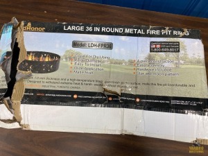 LandHonor 36" Metal Fire Pit