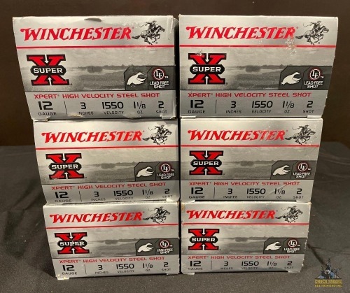 (6) WInchester Super X 12ga Boxes