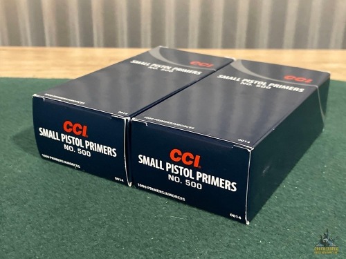 (2) CCI Small Pistol Primers No 500