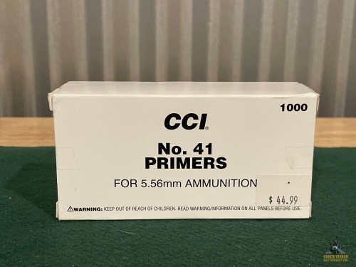 CCI No 41 5.56 Primers