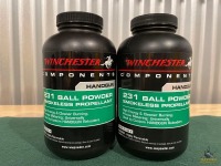 (2) Winchester 231 Ball Powder Smokeless Propellant