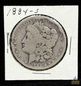 1884-S Morgan Silver Dollar