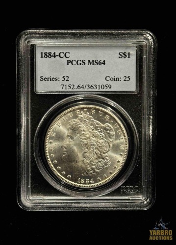 1884- CC Morgan Dollar