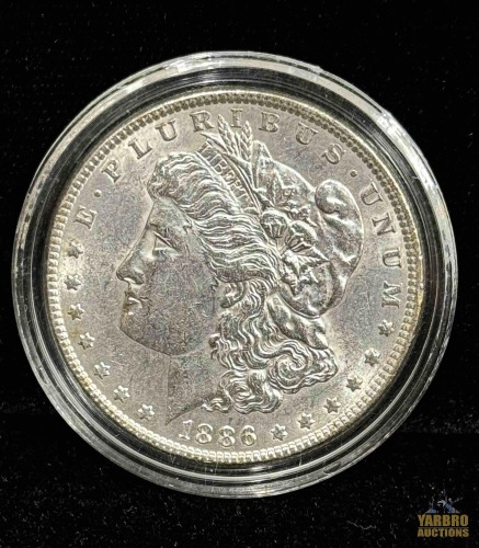 1886-P Morgan Silver Dollar