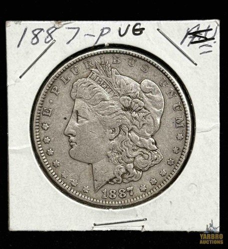 1887-P Morgan Silver Dollar