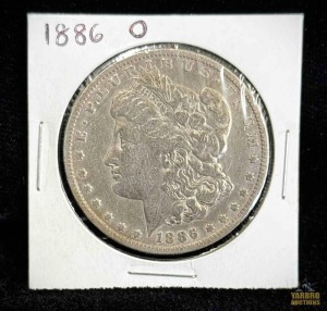 1886- O Morgan Dollar