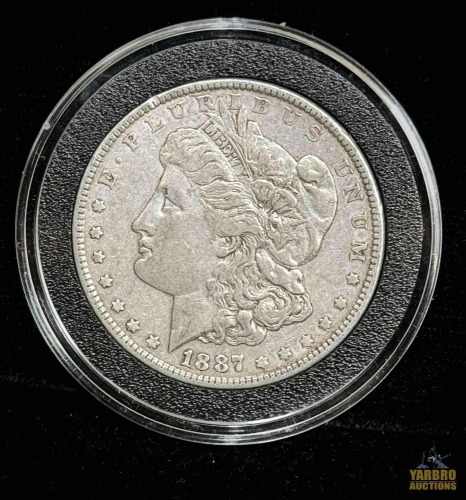 1887-P Morgan Silver Dollar