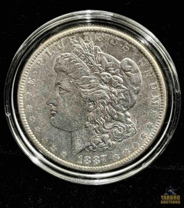 1887-P Morgan Silver Dollar