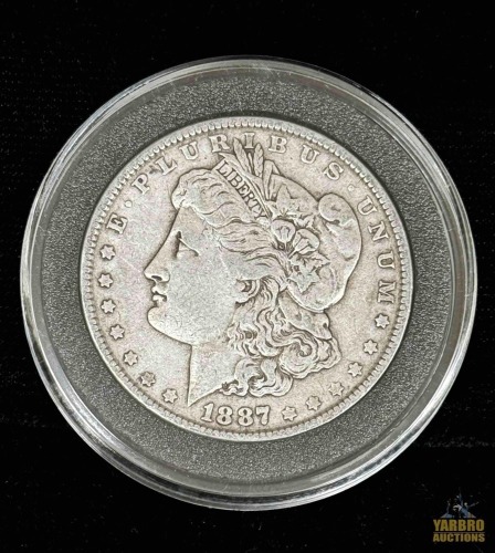 1887-P Morgan Silver Dollar