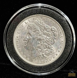 1887-P Morgan Silver Dollar