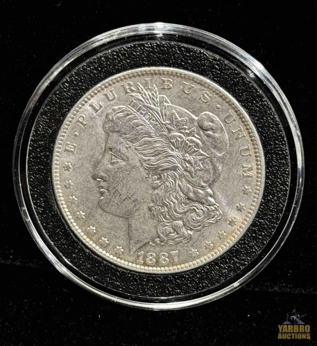 1887-P Morgan Silver Dollar