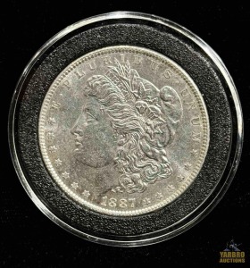 1887-P Morgan Silver Dollar