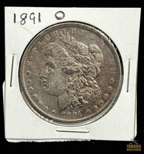 1891-O Morgan Silver Dollar