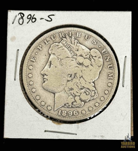 1896-S Morgan Silver Dollar