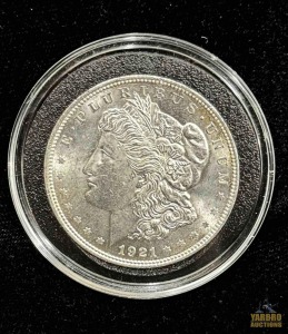 1921-P Morgan Silver Dollar