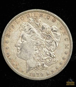 1879- O Morgan Silver Dollar