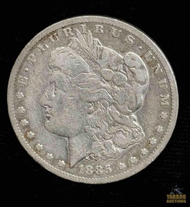 1885-CC Morgan Silver Dollar