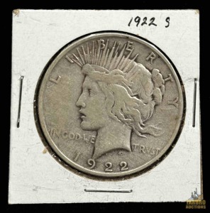 1922-S Peace Dollar