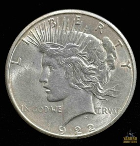 1922-S Peace Dollar