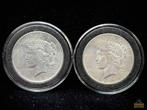 (2) 1923 Peace Dollars