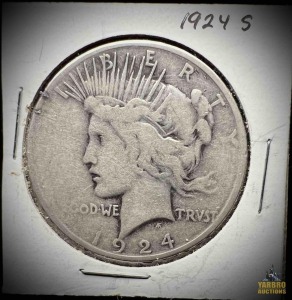 1924- S Peace Dollar