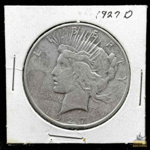 1927-D Peace Dollar