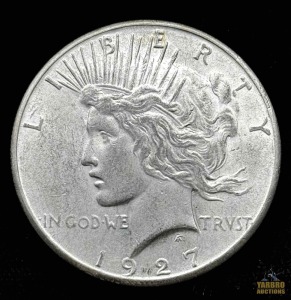 1927--S Peace Dollar