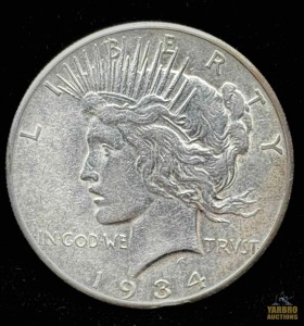 1934-S Peace Dollar