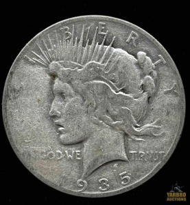 1935-S Peace Dollar