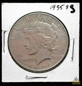 1935-S Peace Dollar