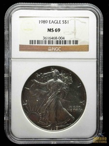 1989 American Eagle Silver Dollar