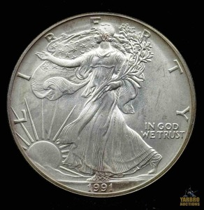 1991 American Eagle Silver Dollar