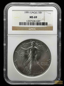 1991 American Eagle Silver Dollar