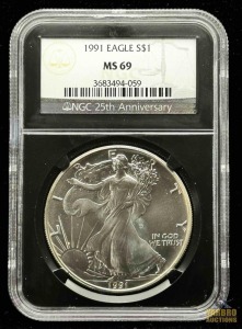 1991 American Eagle Silver Dollar