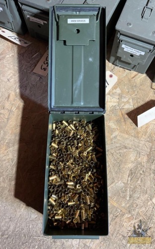 Ammo Cans 9mm Once Fired Brass