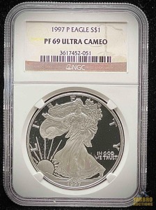 1997-P American Eagle Silver Dollar