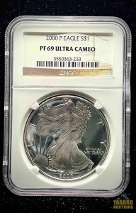 2000-P American Eagle Silver Dollar