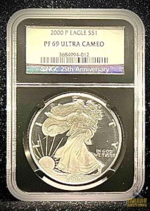 2000-P American Eagle Silver Dollar