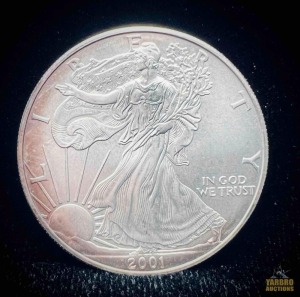 2001 American Eagle Silver Dollar