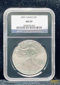 2001 American Eagle Silver Dollar