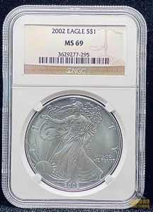 2002 American Eagle Silver Dollar