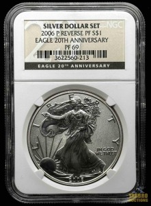 2006-P American Eagle Silver DollarEagle 20th Anniversary