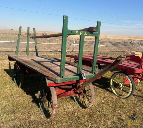 50" X 10' Wooden Wagon