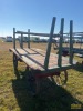 50" X 10' Wooden Wagon - 2