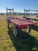 46.5" X 10' Wooden Wagon - 2