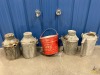 (5) Assorted Water Buckets