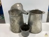 (3) Railroad Oil Containers